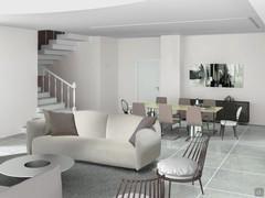 Progettazione 3D Open Space - render