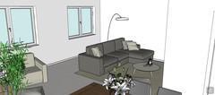 3D Design Living Room/Living Room - vue du salon