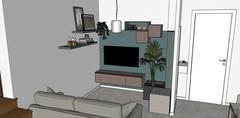  3D Design Living Room/Living Room - vue du salon