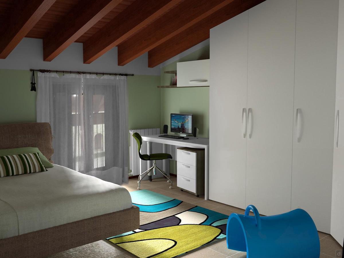 Progettazione 3D Cameretta - Render