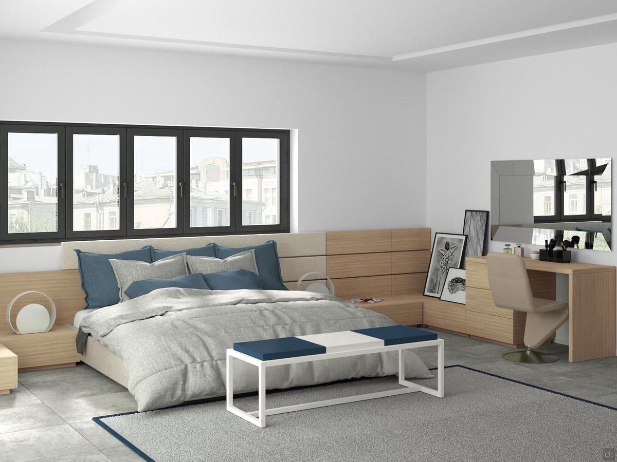 Progettazione 3D Camera da Letto - render