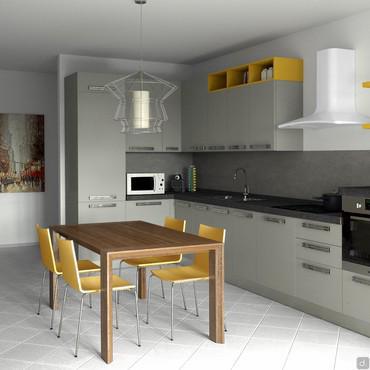 Progettazione 3D Cucina - render