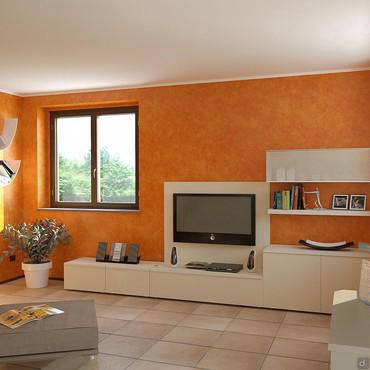 Progettazione 3D Soggiorno/Salotto - render