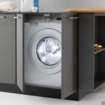 Meuble de rangement pour lave-linge à 2 portes Oasis