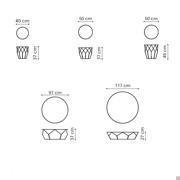 Tables basses rondes Arbor de Bonaldo - Modèles et Dimensions