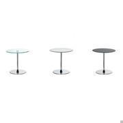 Différentes finitions disponibles pour le plateau de la table basse pour zone relax Alias Tavolino