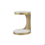 Table d'appoint bout de canapé en style moderne Modì avec plateau rond 