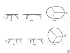 Table basse Private - Dimensions