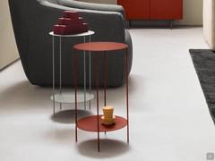 Banks Paire de tables d'appoint laquées, idéales pour accompagner un canapé ou un fauteuil