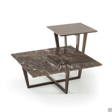 Table basse avec plateau en marbre Grant par HomePlaneur