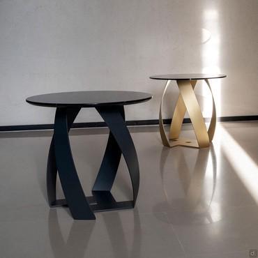 Table basse ronde spirale Bon Bon 