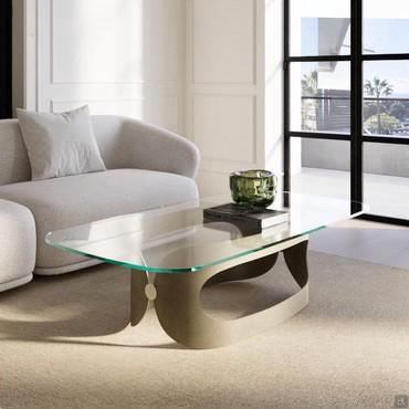 Table basse en verre design Odyssey