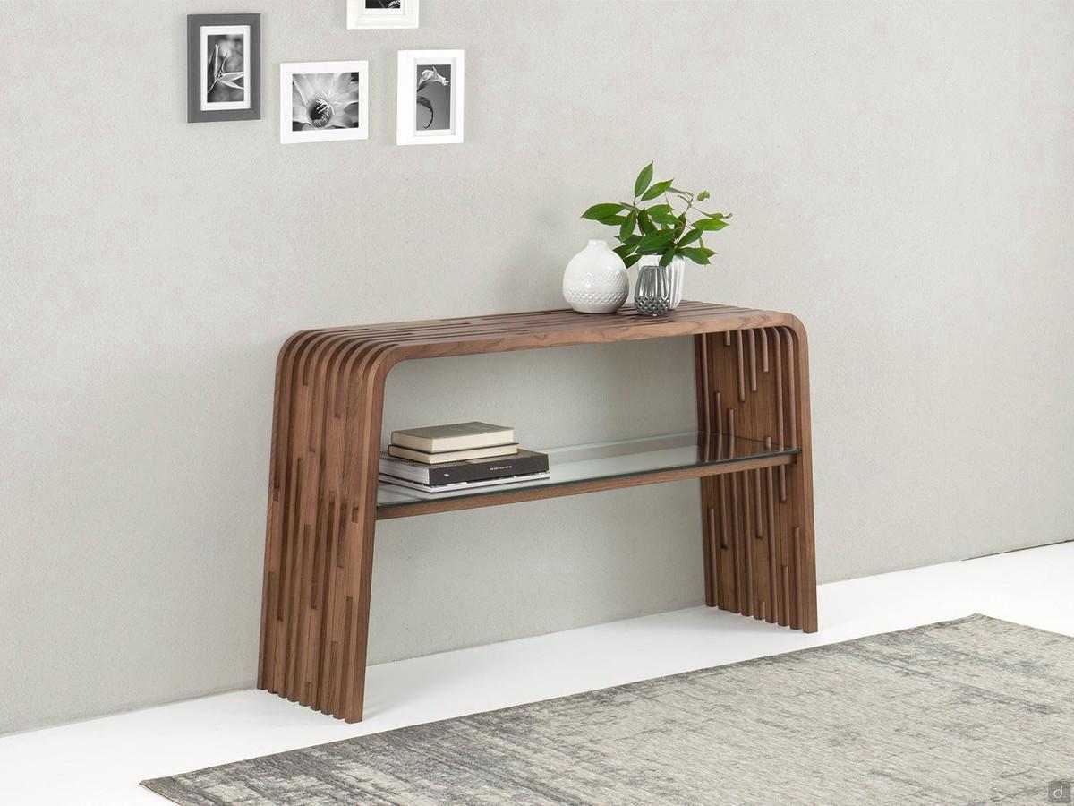 Console en bois avec étagère Grover par HomePlaneur