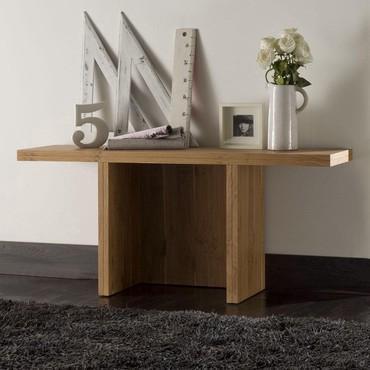 Bolt Table console moderne avec ouverture pliante disponible en différentes finitions de bois essence