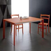 Table Main avec plateau en verre disponible dans de nombreux coloris et finitions (modèle de pieds non disponible)