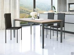 Freddie, table de cuisine moderne avec rallonges