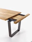 Mécanisme de rallonge de la table extensible avec pieds traîneau Sorrel