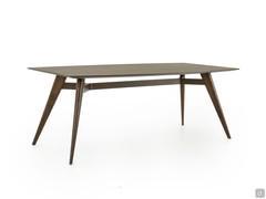 Table Benjamin en version rectangulaire 200x110 cm avec plateau modelé