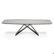 Table Premier de Cattelan rectangulaire modelée fixe en pierre Keramik