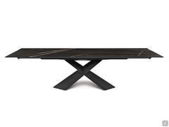 Table Tyron de Cattelan avec plateau rectangulaire allongeable en Keramik