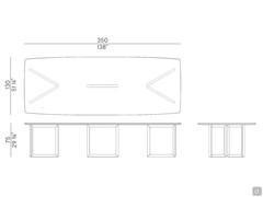 Opus - Dimensions de la table en tonneau