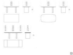 Table Manhattan - Modèles et Dimensions