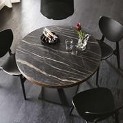 Table de bistrot Ribot de Cattelan ave plateau en pierre Keramik