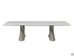 Table Mad Max de Cattelan avec plateau en Keramik a bord simple