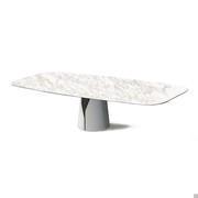 Table moderne Giano par Cattelan avec plateau en marbre