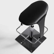 Tabouret réglable en hauteur Olè! - assise en cuir