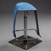 Tabouret réglable en hauteur Olè! - assise en cuir poney