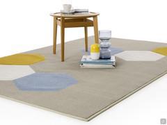 Tapis fantaisie avec hexagones Acapulco