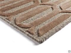 Vue rapprochée du tapis Granada en Taupe-Beige