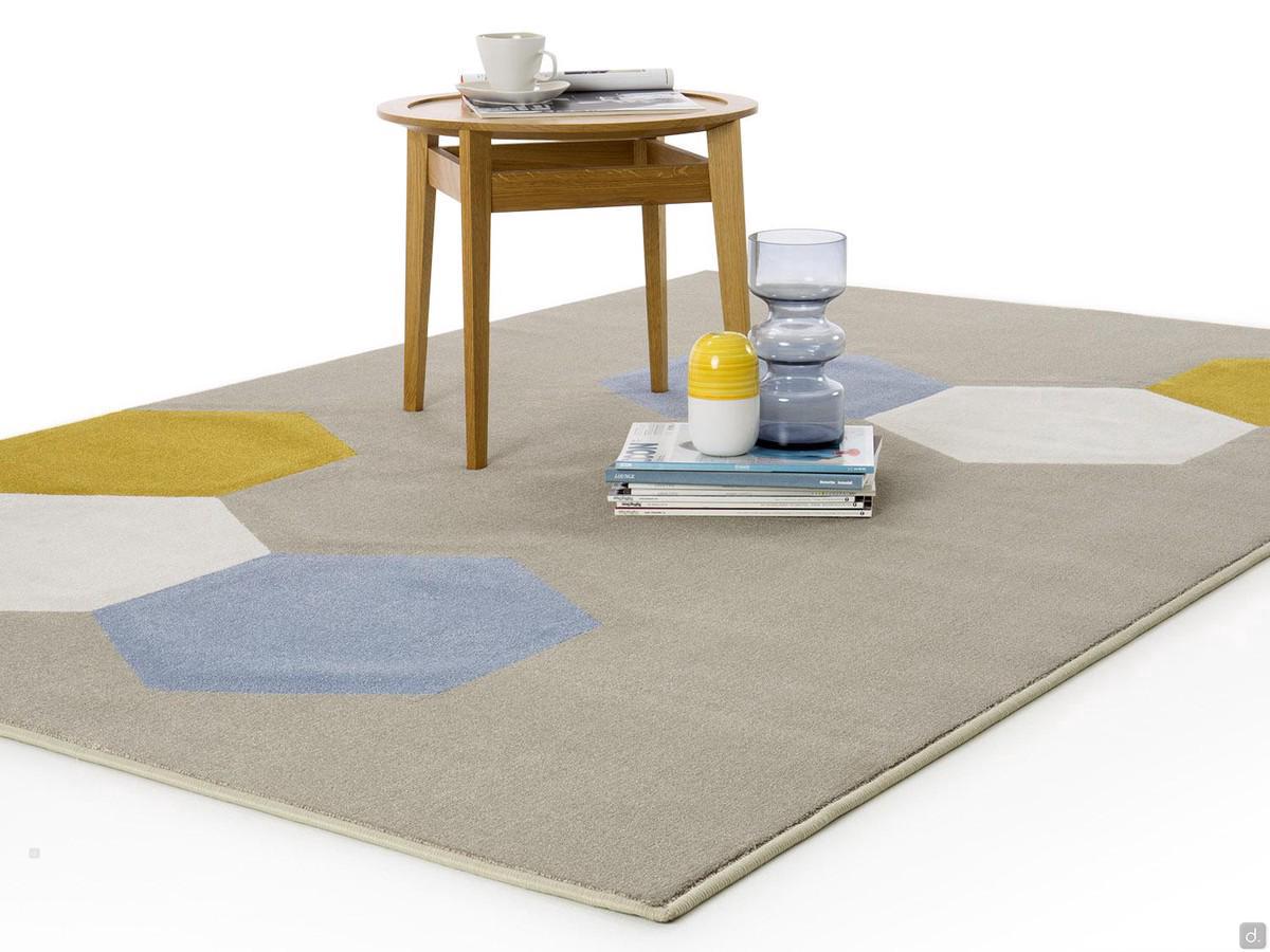 Tapis fantaisie avec hexagones Acapulco