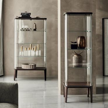 Vitrine en verre design Chantal de Cattelan