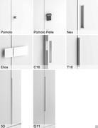 Maniglie compatibili con l'armadio battente Mind