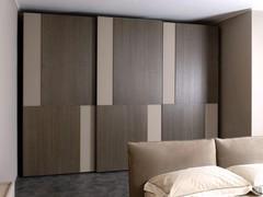 Armadio scorrevole Cubik in Fashion wood