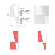 Specifiche dimensionali dell'anta armadio scorrevole Jersey