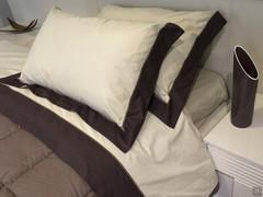 Completo Letto Cotone percalle intreccio con contrasti cromatici