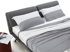 Completo letto in cotone garzato bicolore