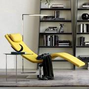 Chaise longue girevole e reclinabile Casanova di Cattelan (finitura non disponibile)