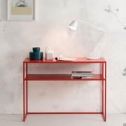 Consolle Chelsea laccata RAL 3016 Rosso Corallo