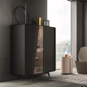 Madia Connie in rovere spazzolato Fashion Wood Fossile e interni Nude