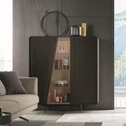 Madia Connie in rovere spazzolato Fashion Wood Fossile e interni Nude