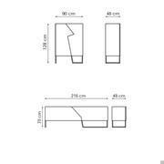 Credenza e madia Doppler K di Bonaldo - Modelli e Dimensioni