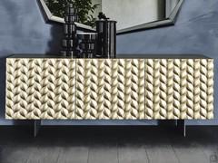 Credenza moderna a 3 ante con piedini Lavander di Cattelan