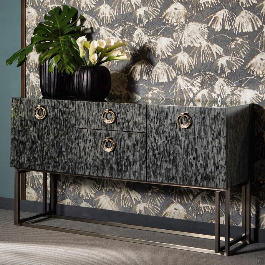 Credenza di design con ante e cassetti Voyage di Cantori