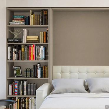 Libreria All-in per letto trasformabile