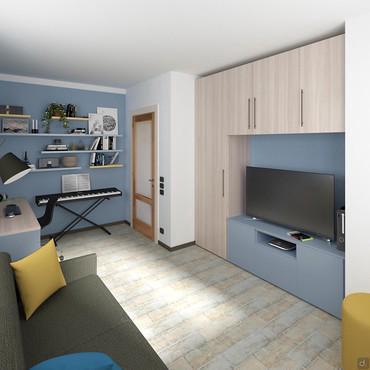 Progettazione 3D Soggiorno/Salotto - render