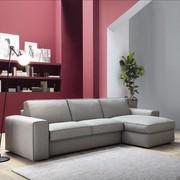 Divano letto Emery nel modello lineare con chaise longue